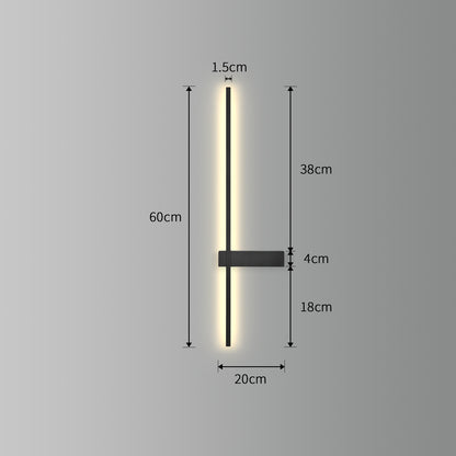 极简长条轻奢壁灯